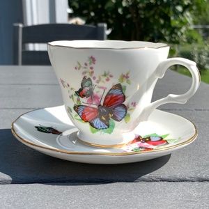 "Crown Trent" fine bone china, teacup and saucer